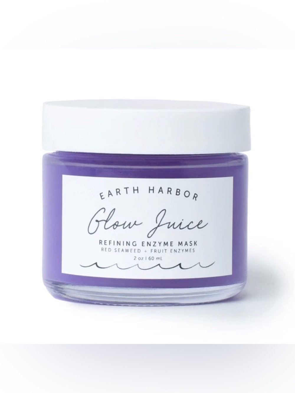 Earth Harbor Glow Juice Refining Enzyme Mask New in Package